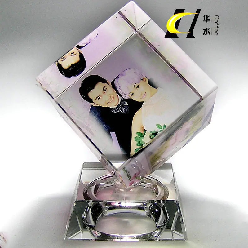 Everglow personalised crystal photo