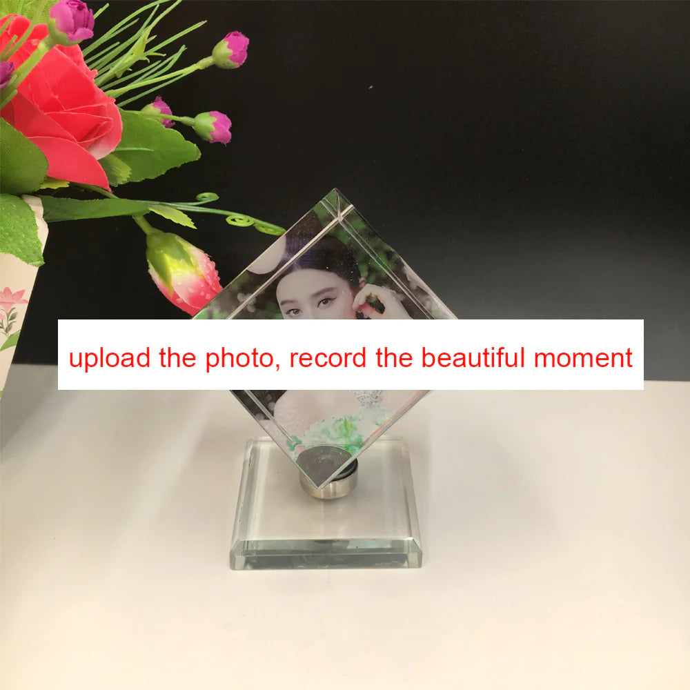 Everglow crystal photo block detail